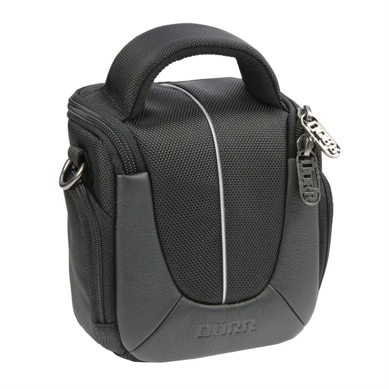 Dorr Yuma Small DSLR Camera Bag - Black and Silver Image 1