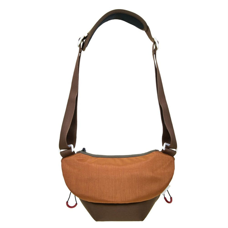 Dorr Urban Medium Brown/Orange Shoulder Photo Bag Image 1