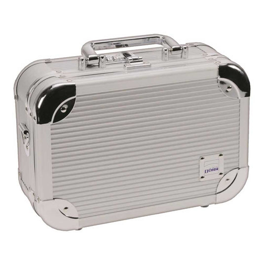 Dorr Extra Small Aluminium Case 10 | 24 x 16 x 9 (cm) | Foam Interior | Combination Lock Image 1