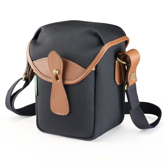 Billingham 72 Black Canvas and Tan Leather Camera Bag