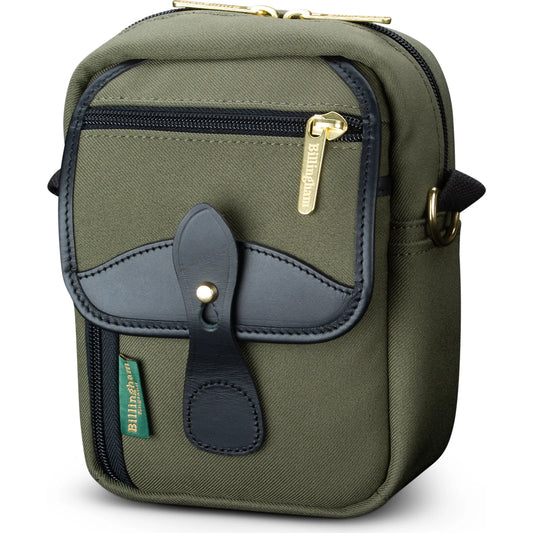 Billingham Compact Stowaway - Sage FibreNyte / Black Leather
