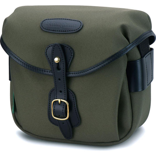 Billingham Hadley Digital Shoulder Bag - Sage FibreNyte Black Leather