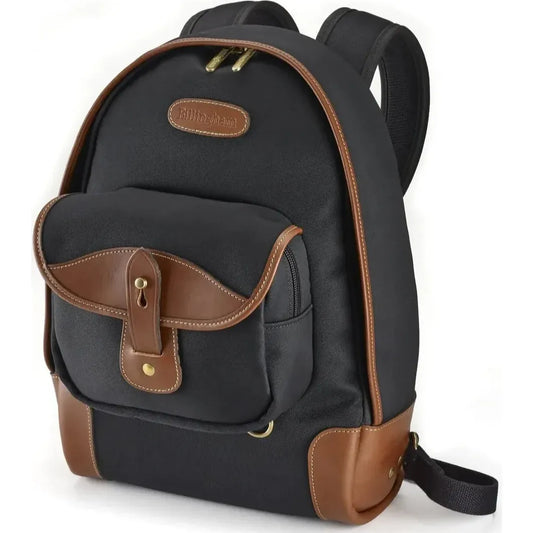 Billingham 35 Rucksack - Black Canvas / Tan Leather