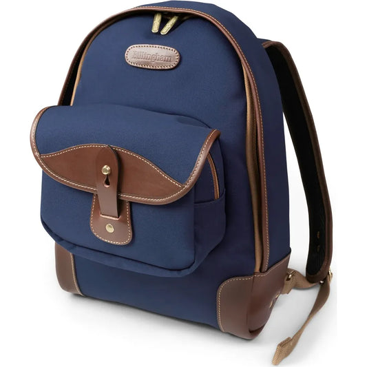 Billingham 35 Rucksack - Navy Canvas / Chocolate Leather