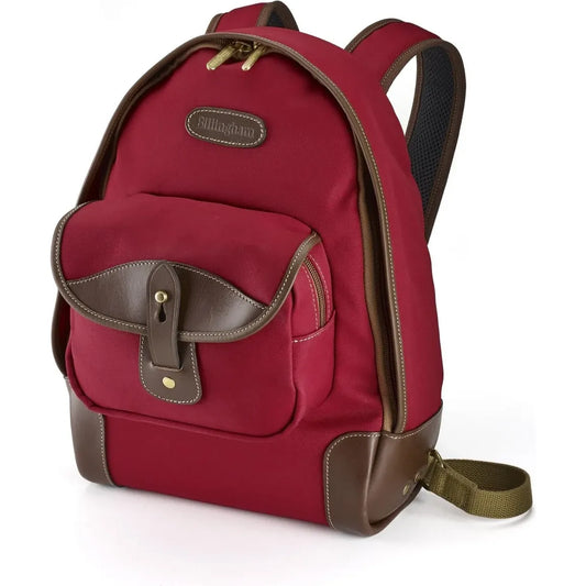Billingham 35 Rucksack - Burgundy Canvas / Chocolate Leather