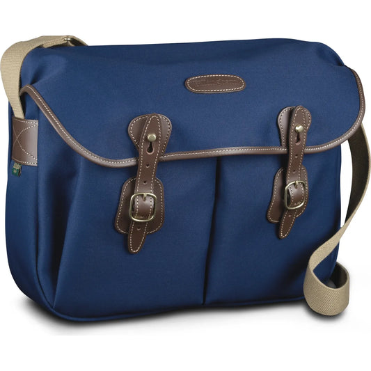 Billingham Hadley Large - Navy Canvas / Chocolate Leather