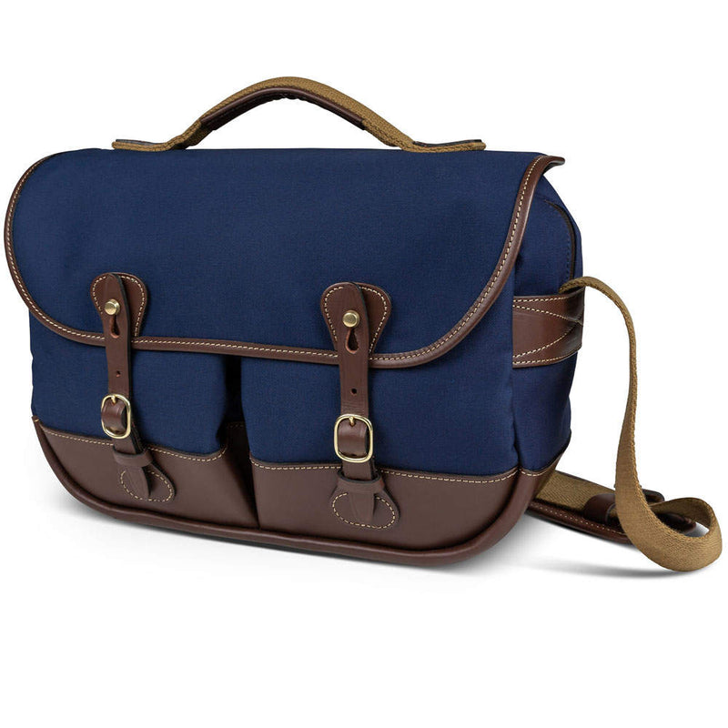 Billingham Mini Eventer - Camera Bag - Navy Canvas / Chocolate