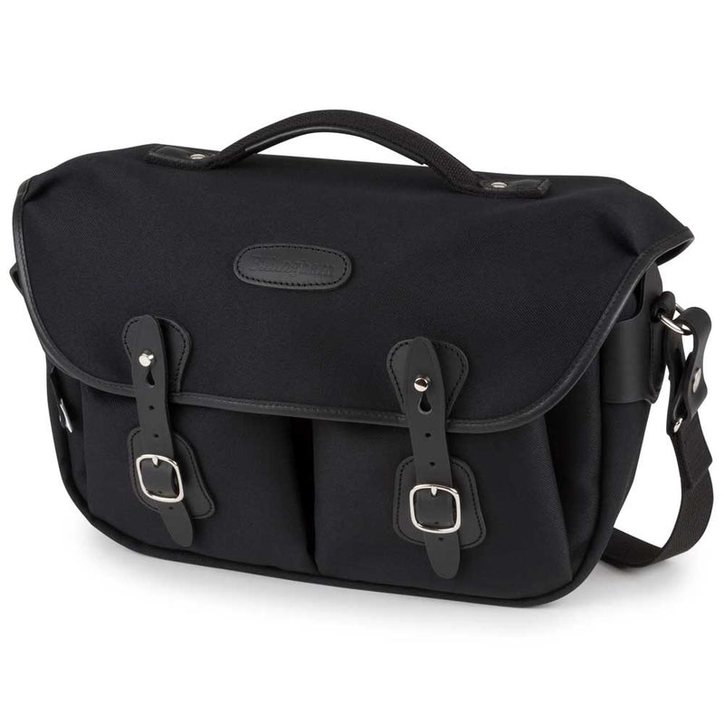 Billingham Hadley Pro 2020 Shoulder Bag - Black FibreNyte / Black Leather