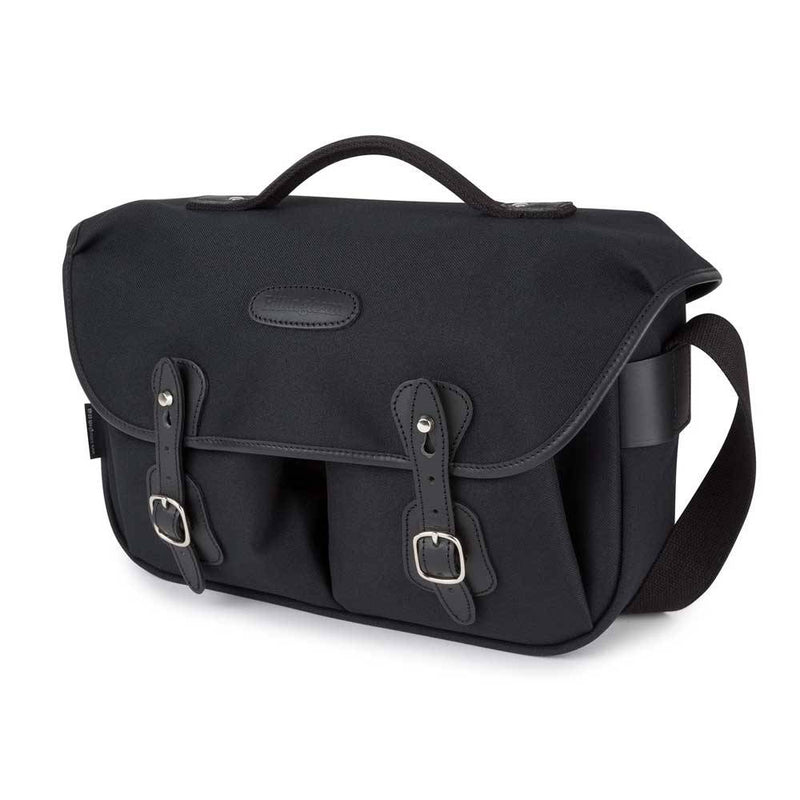 Billingham Hadley Pro Shoulder Bag - Black FibreNyte and Black Leather Image 1