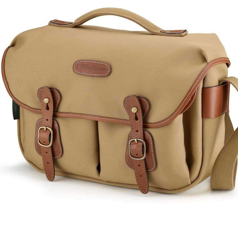 Billingham Hadley Pro Shoulder Bag - Khaki Canvas / Tan Leather