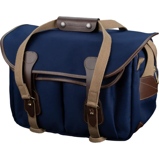 Billingham 335 MKII - Navy Canvas / Chocolate Leather