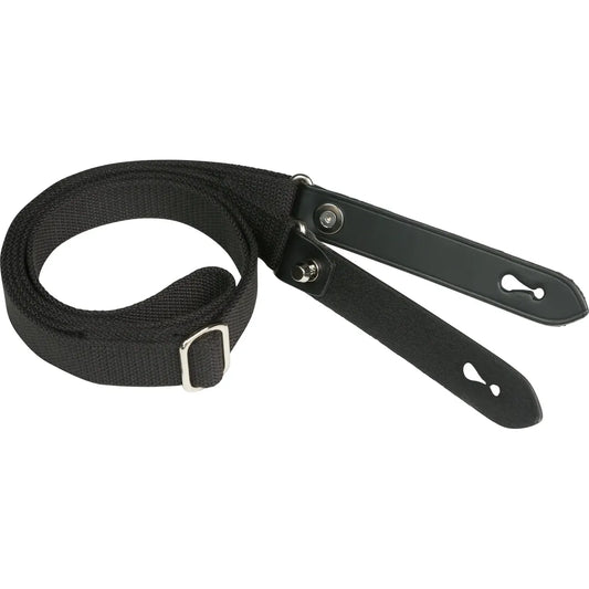 Billingham Stowaway Sling - Black Webbing / Black Leather 