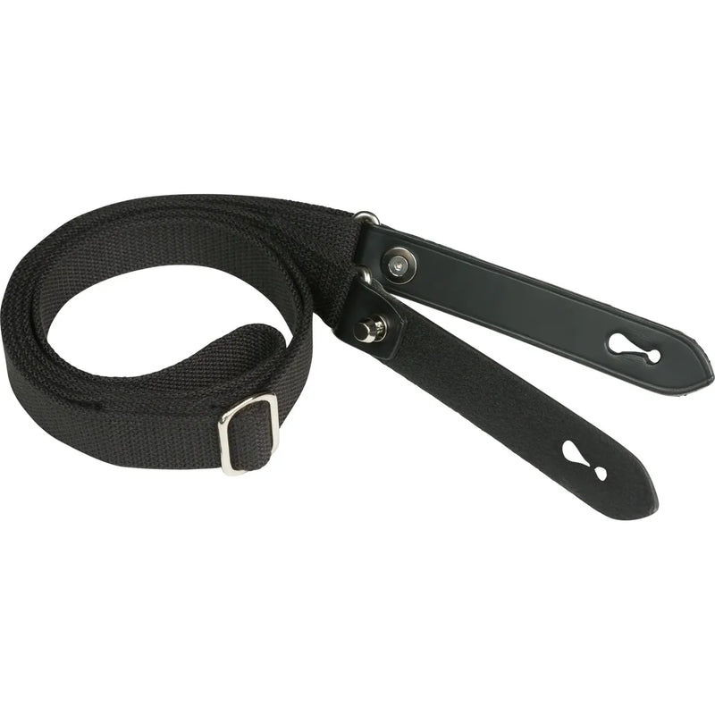 Billingham Stowaway Sling - Black Webbing / Black Leather 