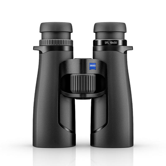 Zeiss SFL 10x50 binoculars front view
