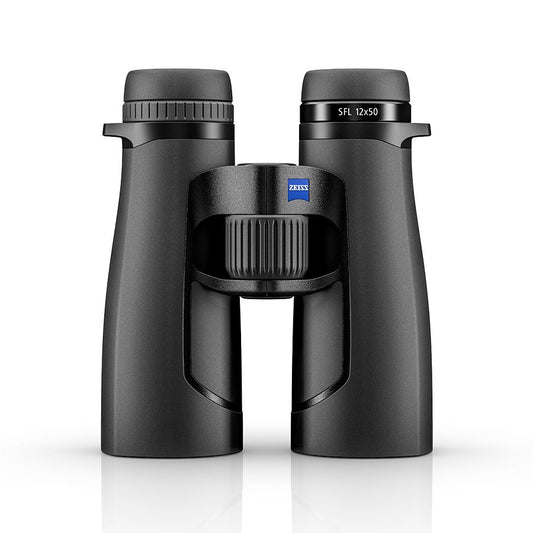 Zeiss SFL 12x50 binoculars front view