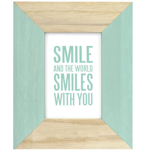 Candy Green Wooden 4x4 Photo Frame