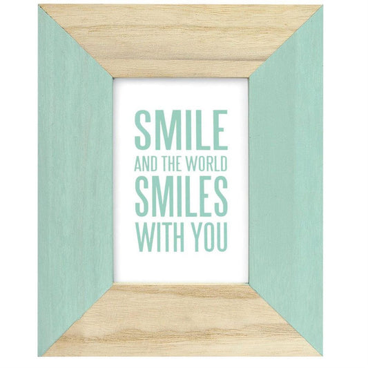 Candy Green Wooden 7x5 Photo Frame Image 1