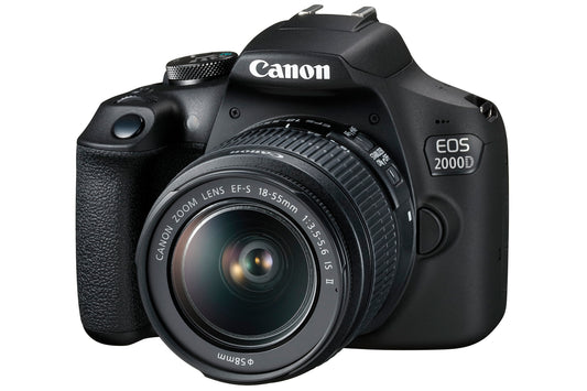 Canon EOS 2000D DSLR Camera with 18-55mm IS II Lens Kit