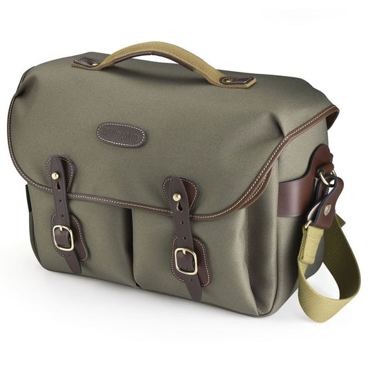 Billingham Hadley One Shoulder Bag - Sage FibreNyte Chocolate Leather