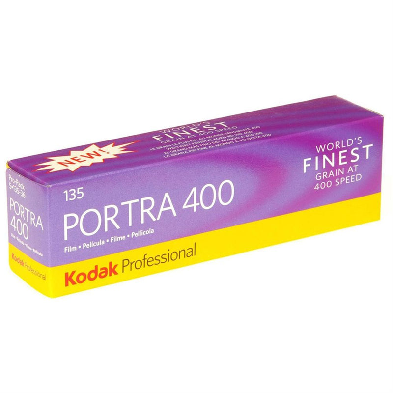 Kodak Professional Portra 400 ISO 36 Exp 35mm Colour Print Film - 5 Pack Image 1