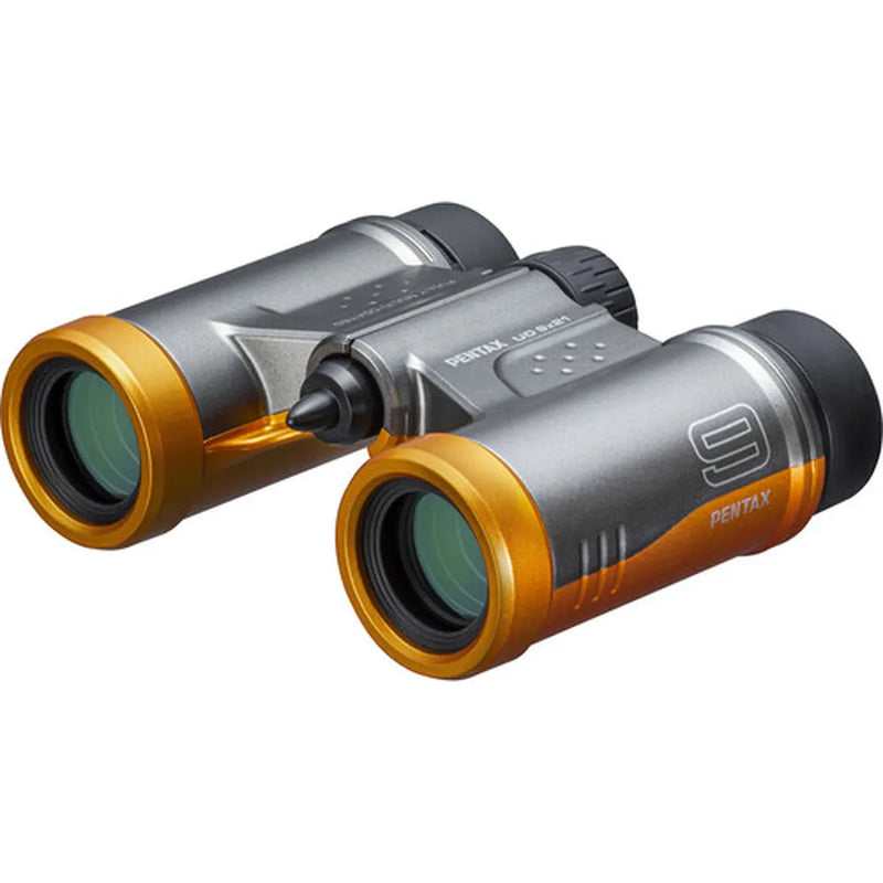 Pentax 9x21 UD Binoculars - Grey/Orange