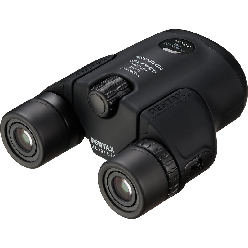 Pentax 8.5x21 WR Papilio III Binoculars - Black