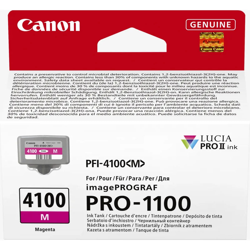 Canon PFI-4100M Magenta Ink Cartridge