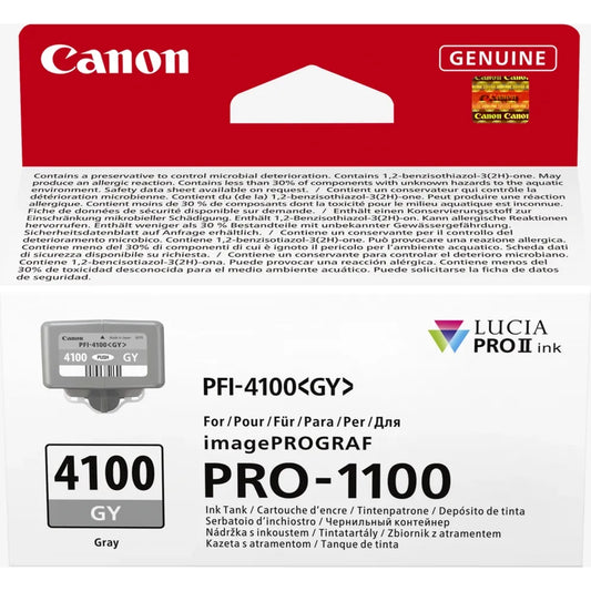 Canon PFI-4100GY Grey Ink Cartridge