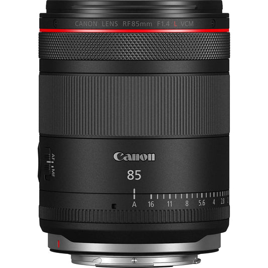 Canon RF 85mm F1.4L VCM Lens straight no cap