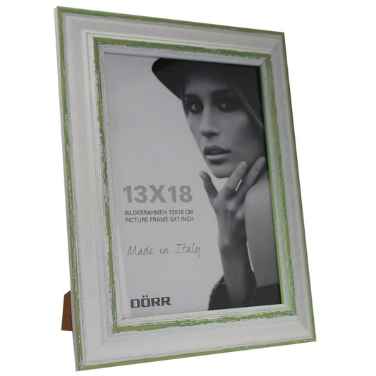 Dorr Rustico Green Wood 7x5 Photo Frame