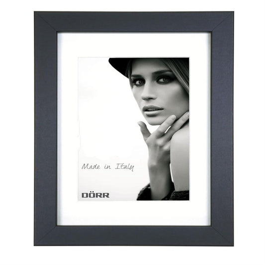 Dorr Bloc Black 16x12 inches Wood Photo Frame with 12x8 inch insert