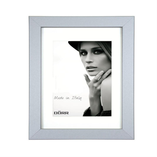 Dorr Bloc Silver 16x12 inches Wood Photo Frame with 12x8 inch insert