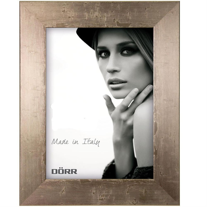 Dorr Milo Brass Effect Wooden 6x4 Photo Frame Image 1