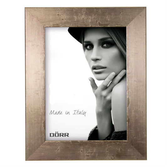 Dorr Milo Brass Effect Wooden 8x6 Photo Frame