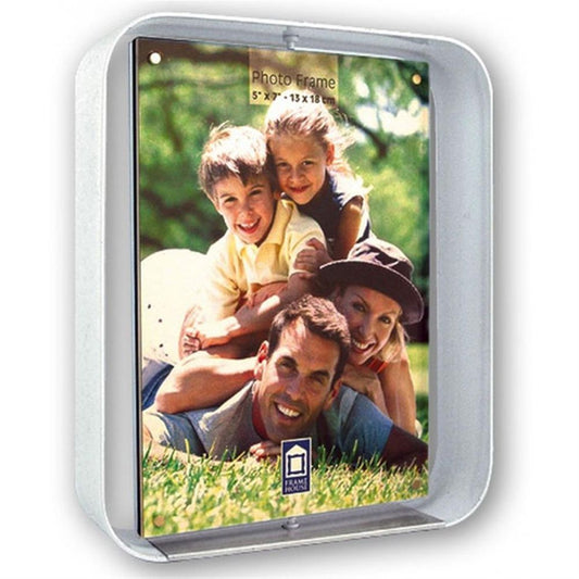 White Speedy 6x4 Rotating Photo Frame