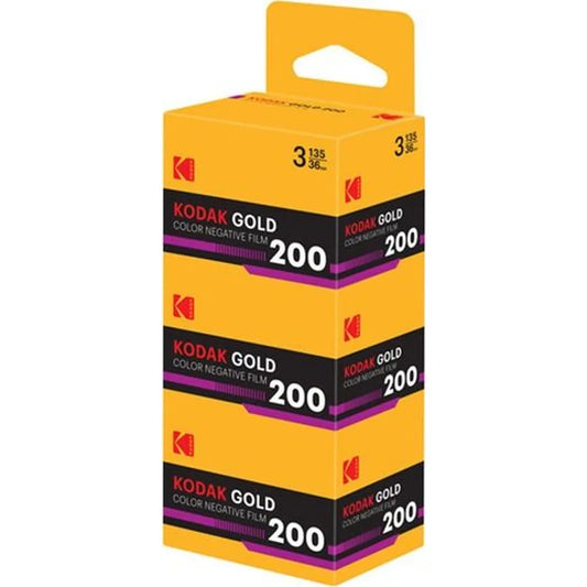 Kodak Eastman Gold 200 35mm Colour Film (36 Exp) - 3 Pack