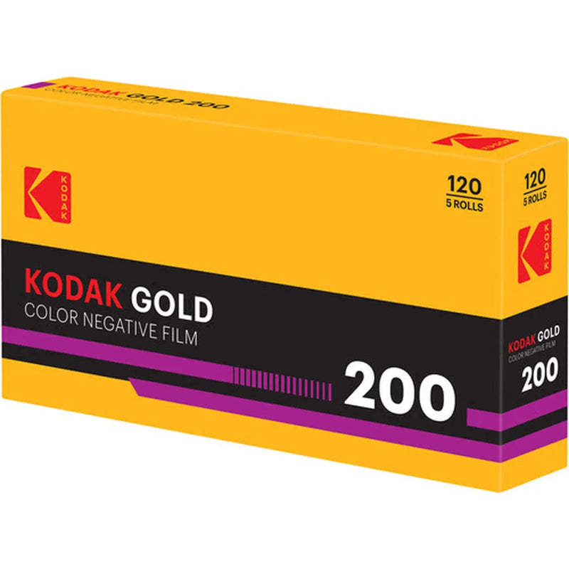 Kodak Eastman Gold 200 120 Colour Negative Film - 5 Pack