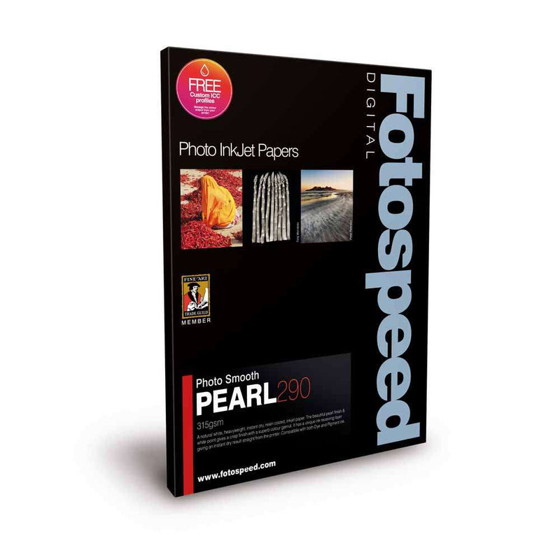 Fotospeed Smooth Pearl 290 Photo Paper - 10x8 - 100 Sheets Image 1