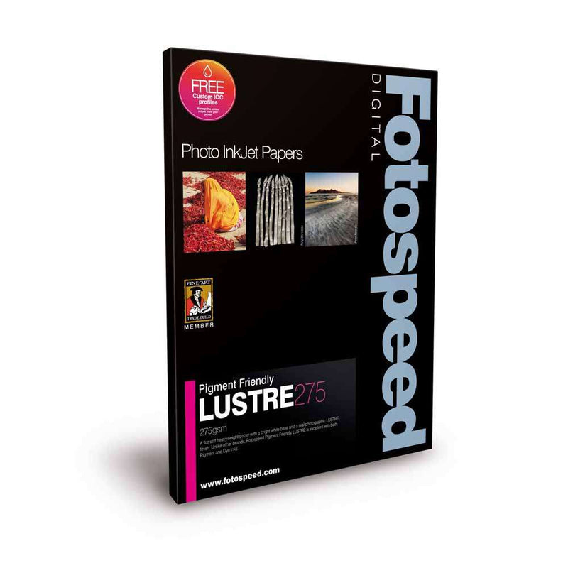 Fotospeed Pigment Friendly Lustre 275 Photo Paper - 7x5 - 100 Sheets Image 1