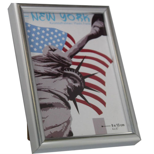 New York Silver Photo Frame - 9x13cm Image 1