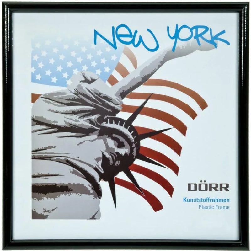 New York Black Square Photo Frame - 40x40cm