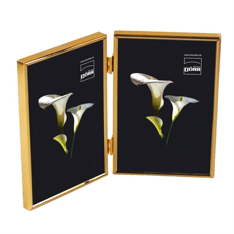 Silverstar Toskana Twin Gold 7x5 Photo Frame Image 1
