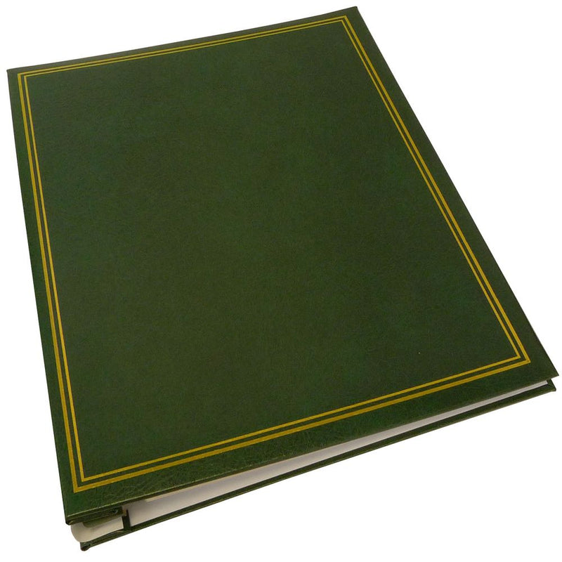 Dorr Classic Self Adhesive Refillable Green Photo Album - 40 Sides Overall Size 13.25x10.5inch Image 1