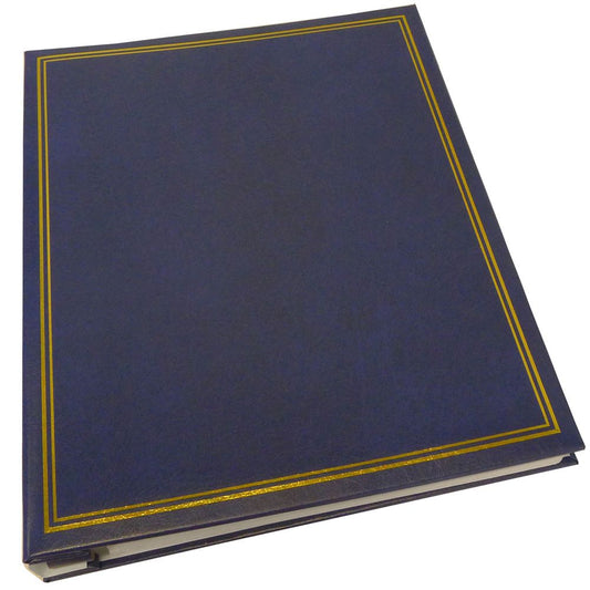 Dorr Classic Self Adhesive Refillable Blue Photo Album - 40 Sides Overall Size 13.25x10.5inch