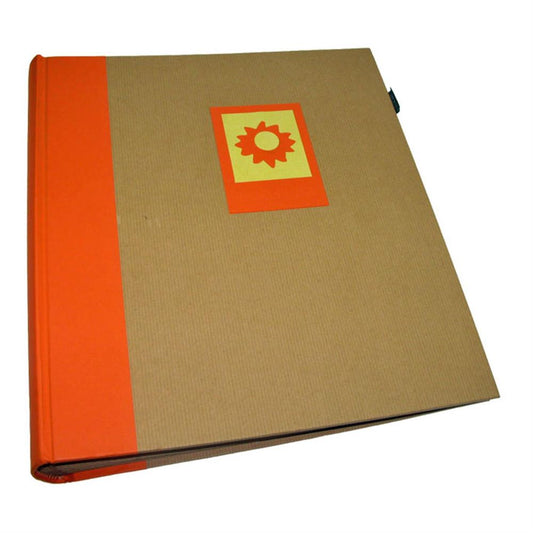 Green Earth Sun Traditional Photo Album -100 Sides - Orange