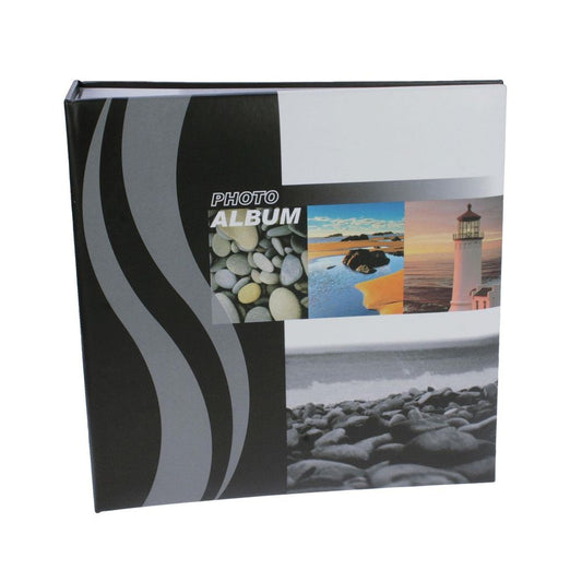 Wave Lighthouse 6x4 Slip In Photo Album - 200 Photos Image 1