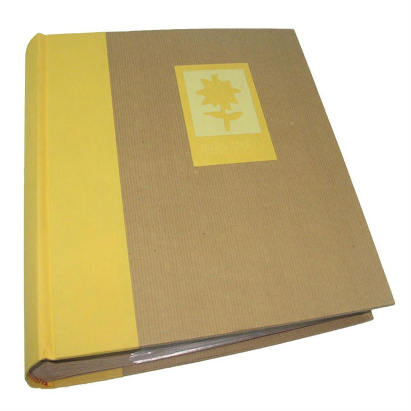 Green Earth Yellow Flower Slip In Photo Album for 200 7x5 Photos Image 1