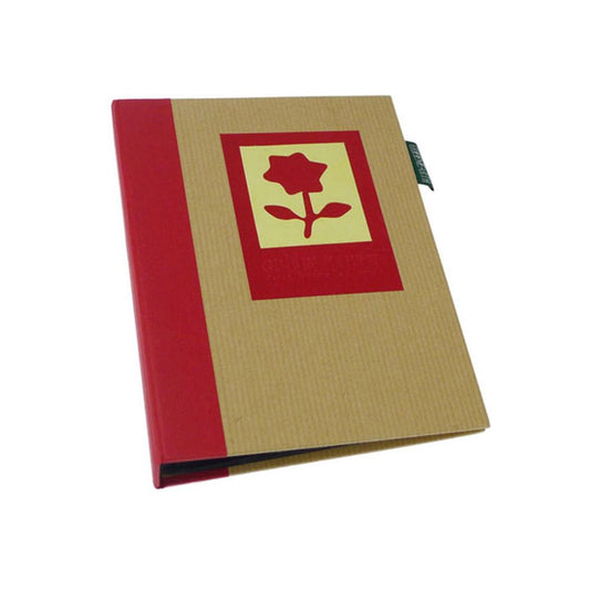 Green Earth Red Flower Mini Slip In Photo Album for 36 6x4 Photos