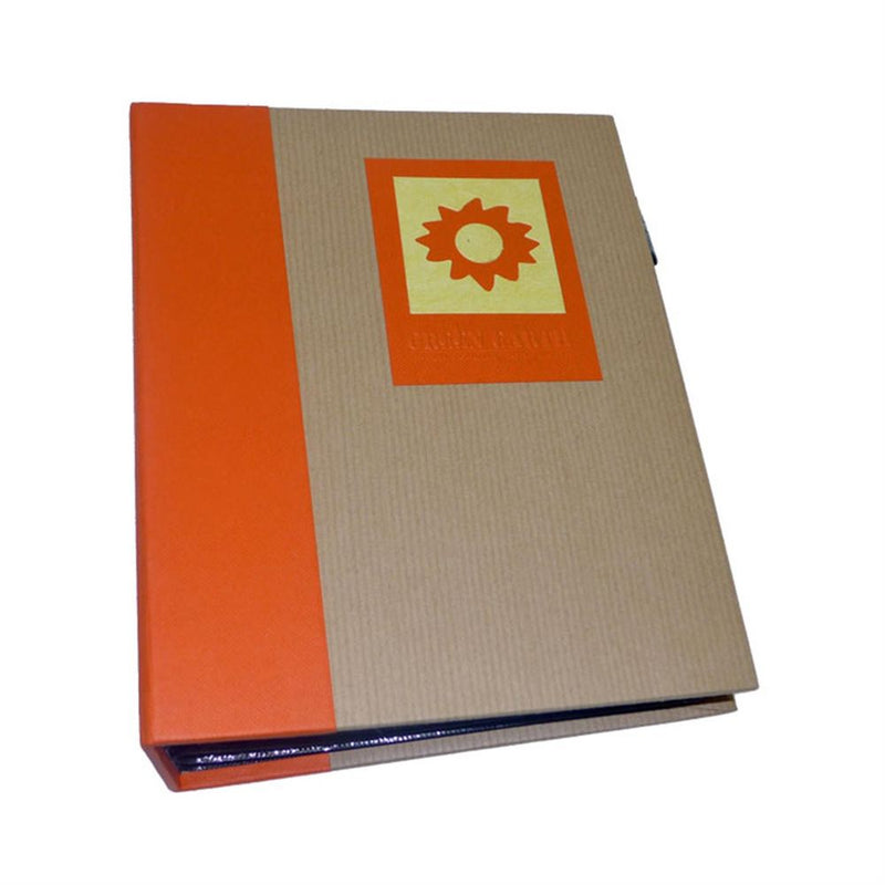 Green Earth Sun Mini Max Slip In Photo Album for 120 7x5 Photos - Orange Image 1
