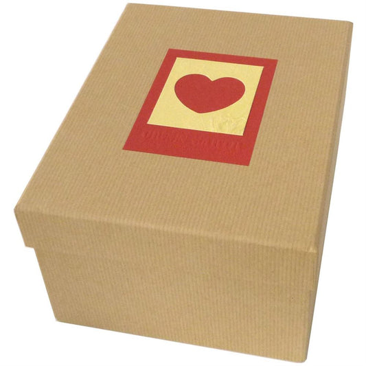 Green Earth Red Heart Photo Box for 700 6x4 Photos